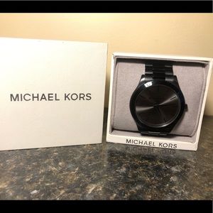 Michael Kors Men’s All Black Sleek Watch